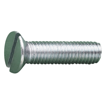 M8 x 20 A2 Slot Csk M/Screw Stainless Steel DIN 963