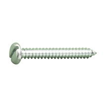 4.8 X 32 AB Slot Pan Self Tap Screw Zinc & Clear 1.1/4 X 10